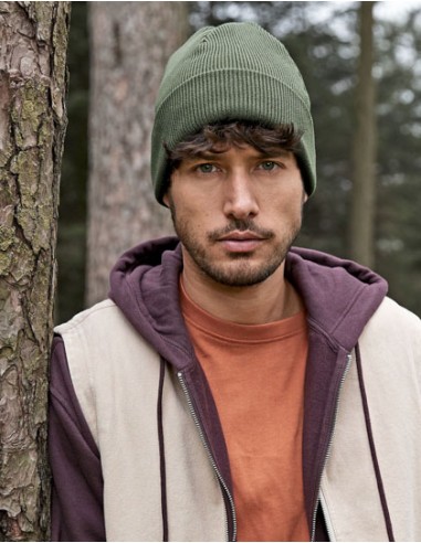 BEE-B830N-Organic Cotton Original Cuffed Beanie